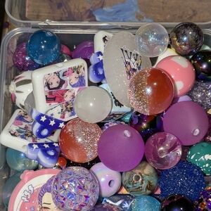 Neon Hunter Encore. Acrylic Bead Mix. PLEASE READ DISCRIPTION